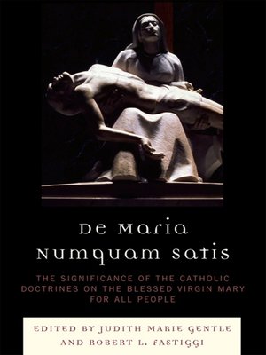 cover image of De Maria Numquam Satis